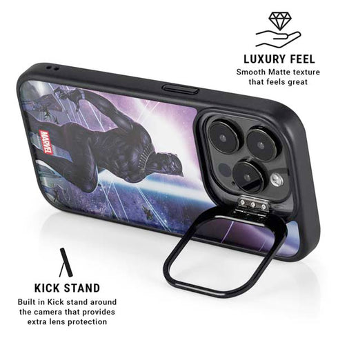 Marvel Black Panther Intergalactic Empire of Wakanda iPhone 15 Pro Max Kickstand Case